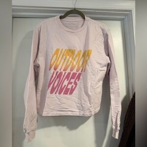 Outdoor Voices Soft Pink Crewneck